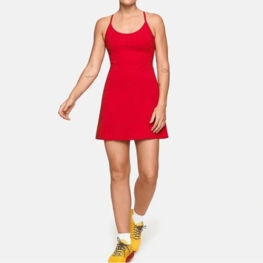 Outdoor Voices Exercise Dress / Romper - Large - red